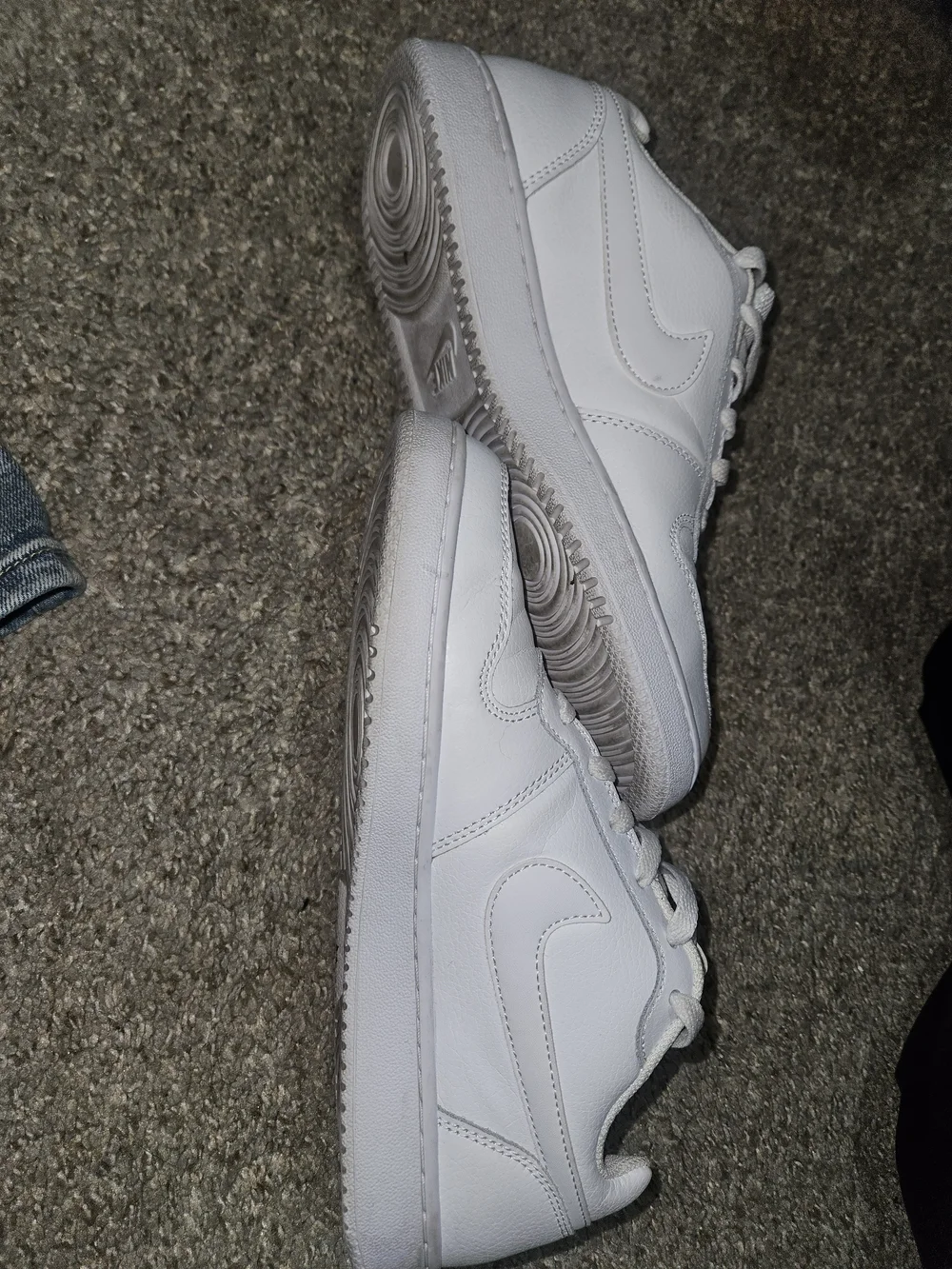Women’s Nike Court Vision Low – All-White Low-Top Sneakers (Size US 9)